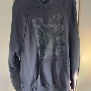Taylor Swift the Eras Tour Grey Hoodie Size Medium
